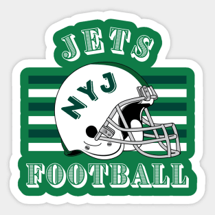 New York Football Jets Vintage Style Sticker